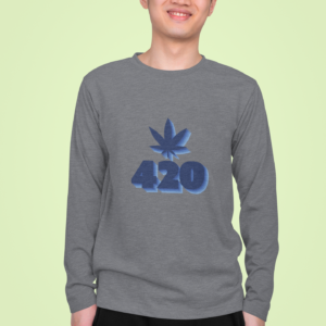 Cannabis Flag B Men’s Long Sleeve T-Shirt
