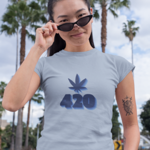 420 Celly B Ladies Classic T Shirt