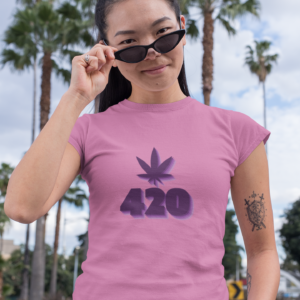 420 Celly C Ladies Classic T Shirt