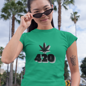 420 Celly A Ladies Classic T Shirt
